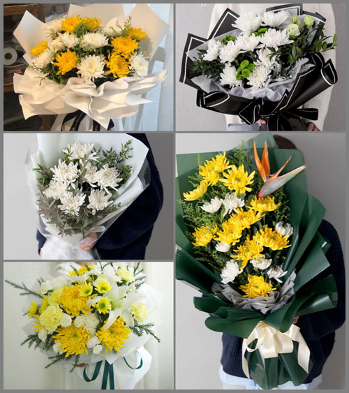 浙江省台州玉环县清港镇双郏塘村白事花束代送